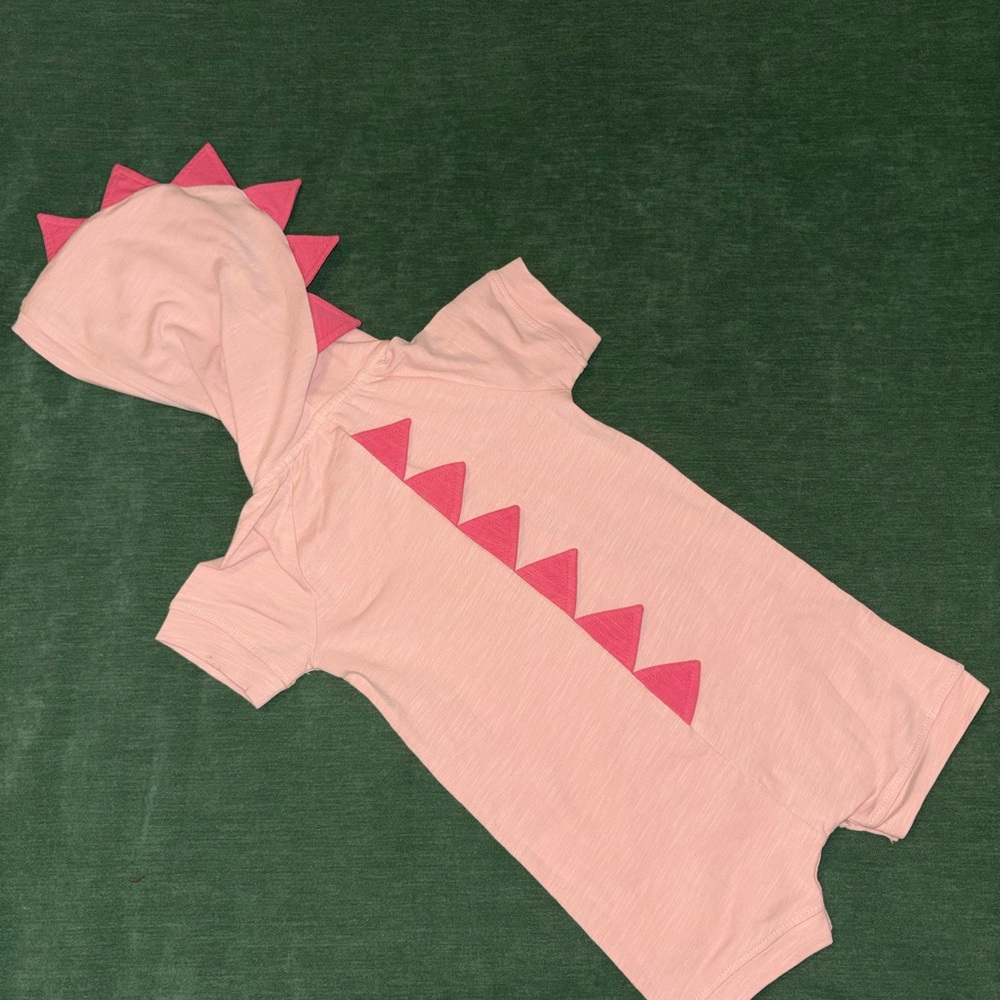 Little Liam Pink Dinosaur shortie